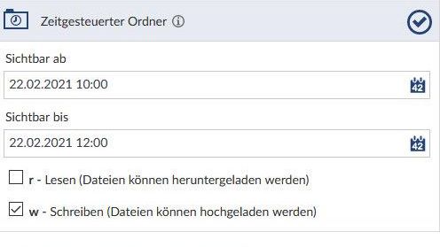 Zeitgesteuerte Hausaufgabenordner in Stud.IP
